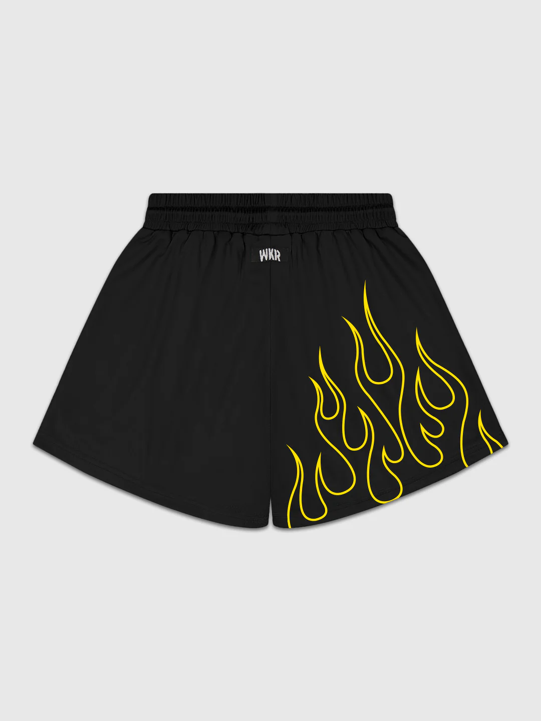 Black/Yellow Flame Premium Performance Short - Image 3