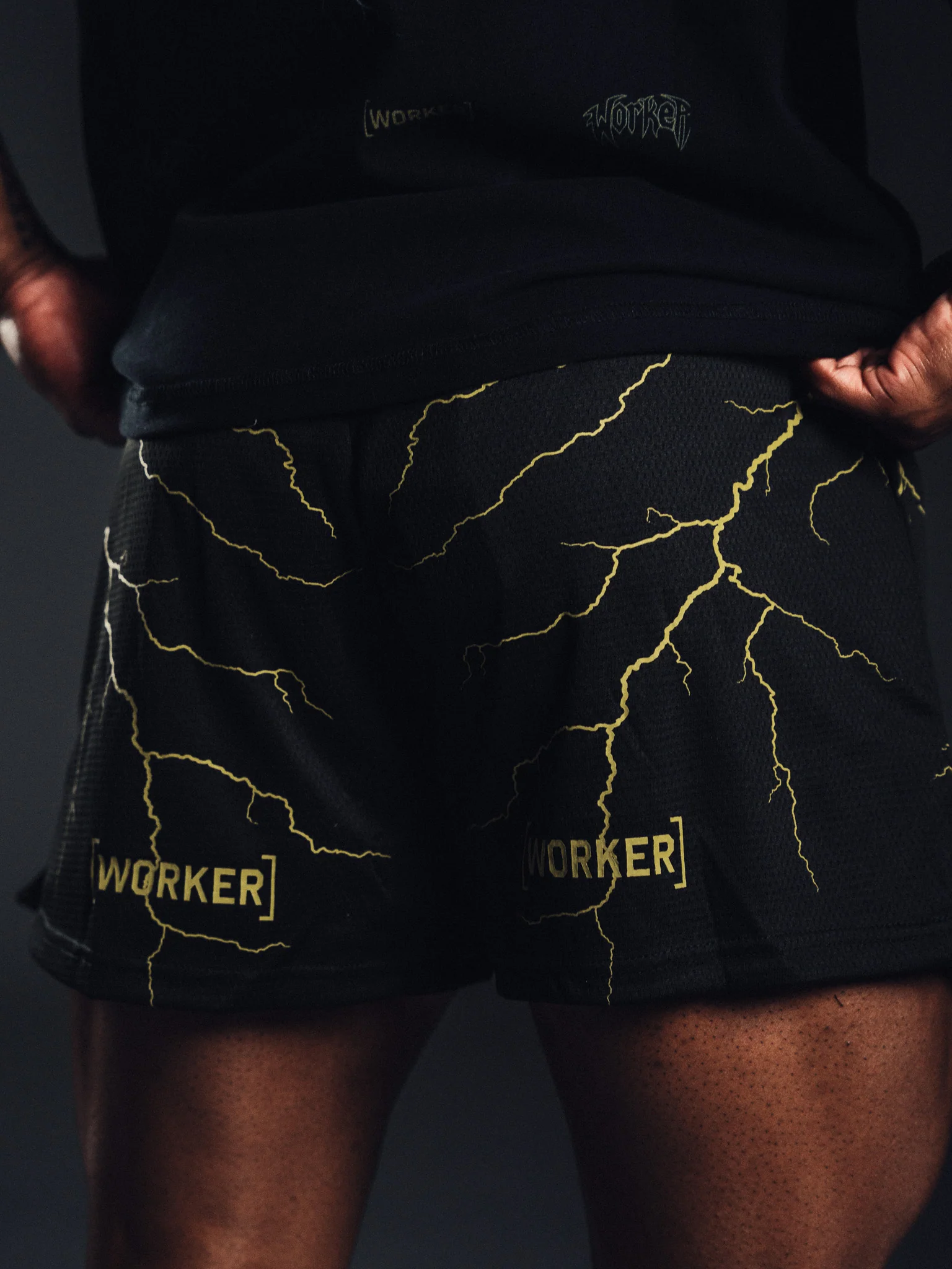 Gold Lightning Performance Short - Earned - Image 4